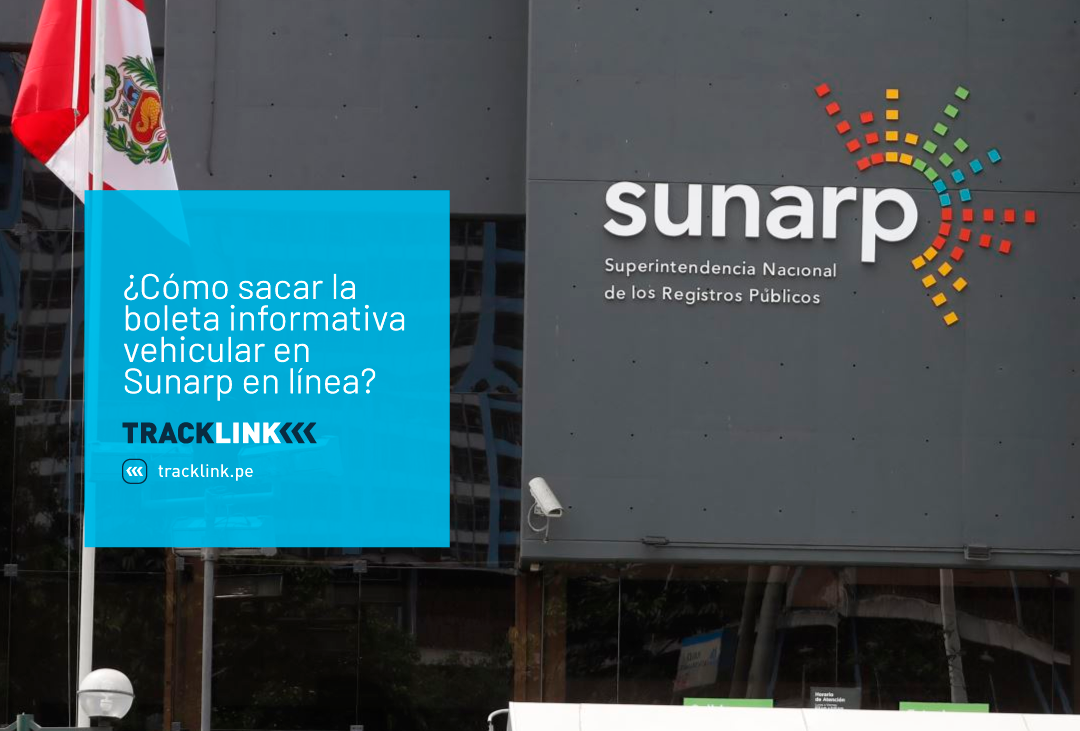 ¿Cómo sacar la boleta informativa vehicular en Sunarp en línea?