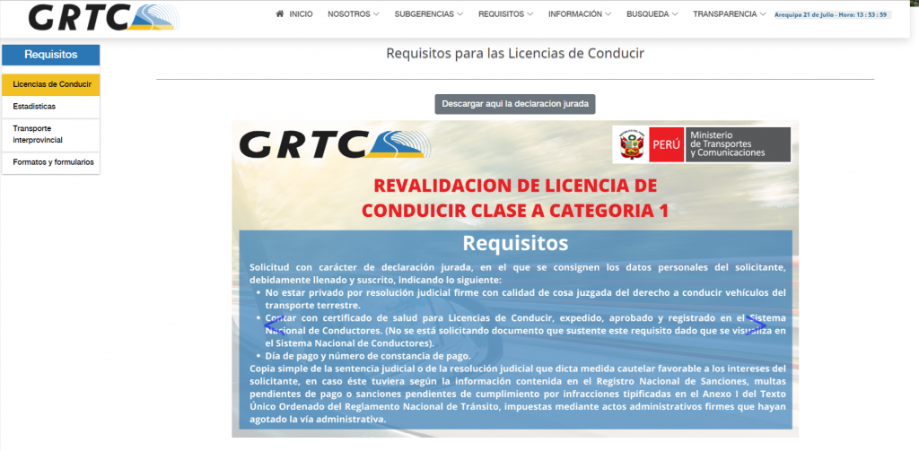 Licencia de conducir en Arequipa: requisitos y cómo obtenerla
