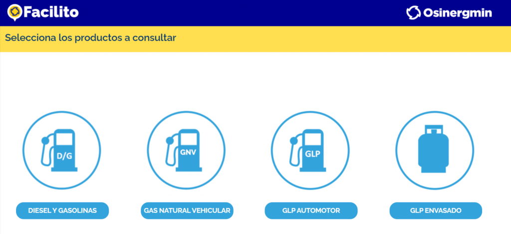 Facilito precio de combustible