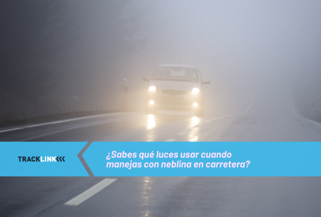 ¿Sabes qué luces usar cuando manejas con neblina en carretera?
